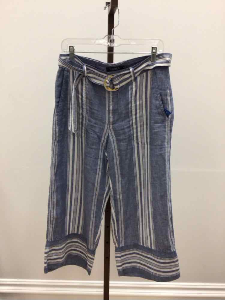 Ralph Lauren Size 8 Blue White Preloved Pants