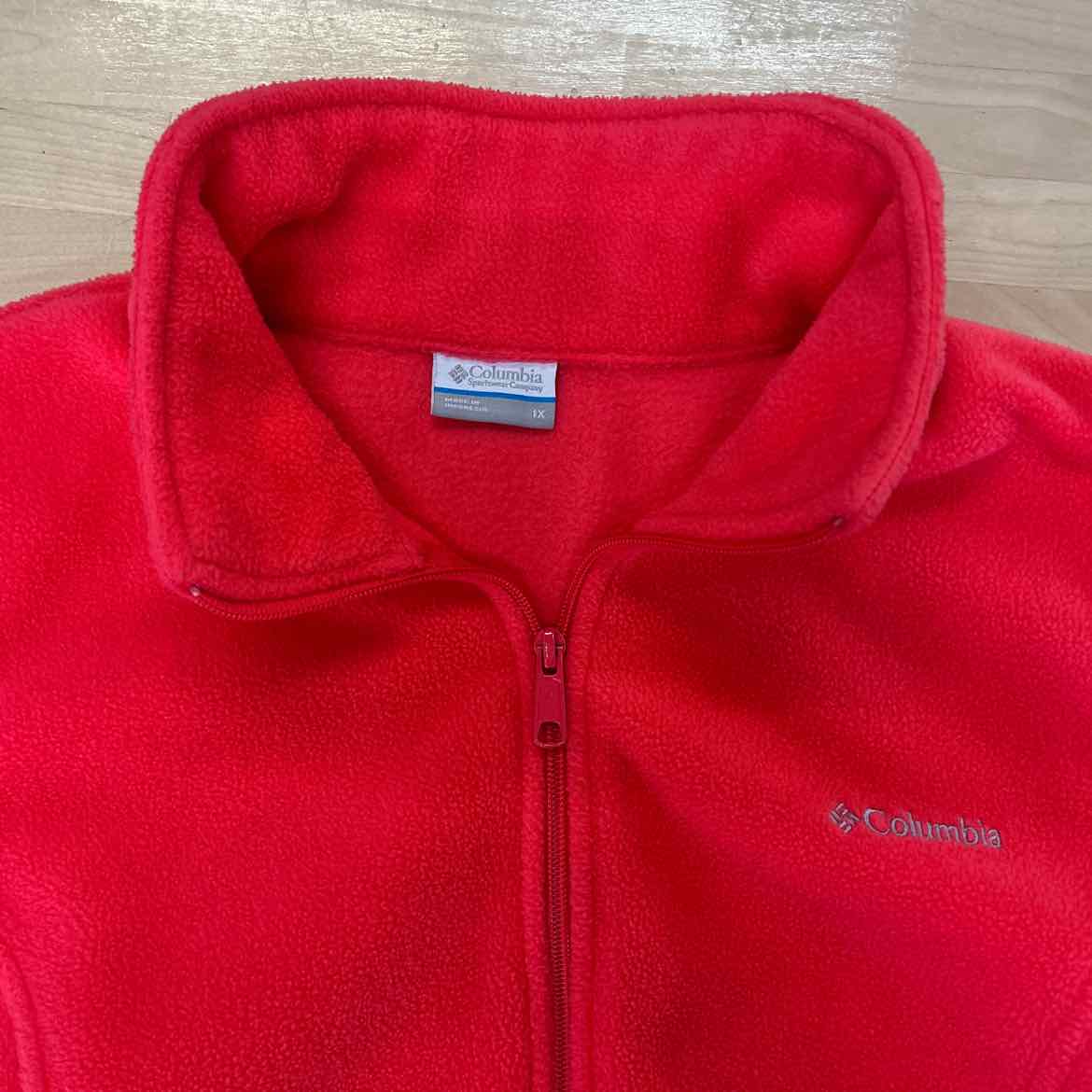 Columbia Size 1X Pink Vest