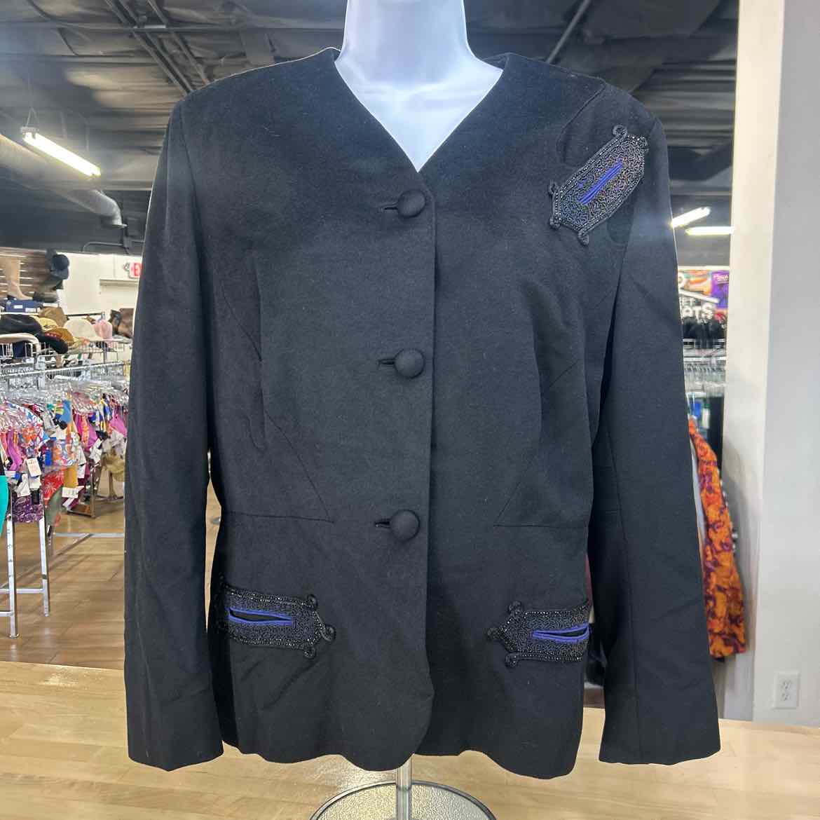 Malter Beverly Hills Size M/L Black Vintage Blazer