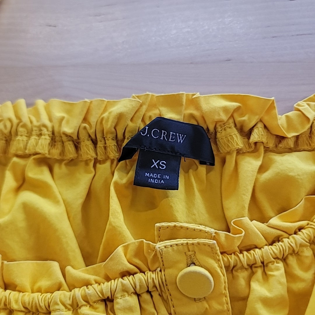 J Crew Size XS Yellow Tank