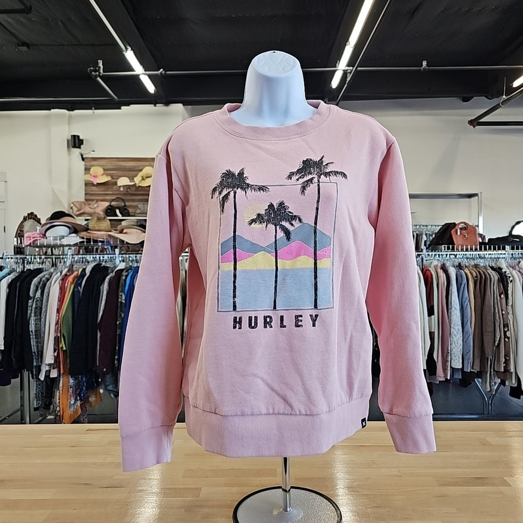 Hurley Size S Pink Sweatshirt