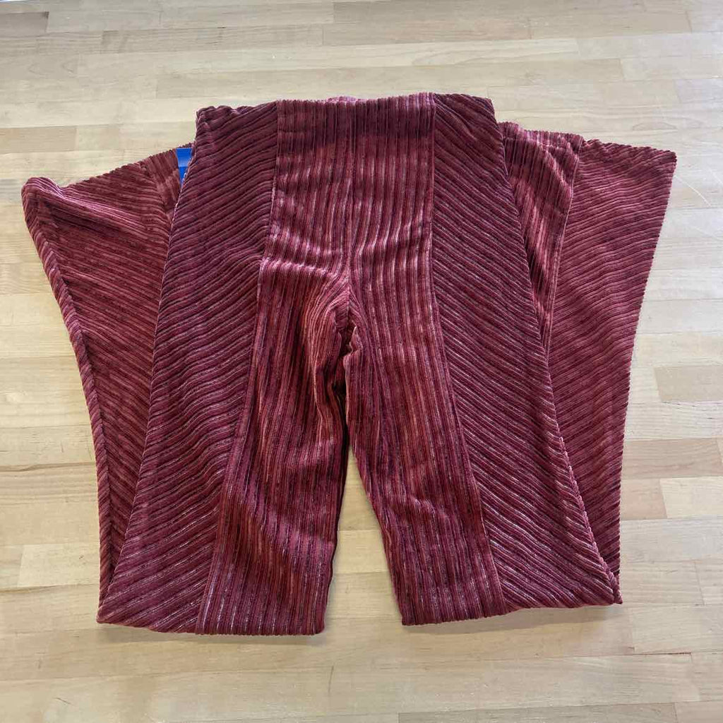 Free People Size M Red Velvet Preloved Pants
