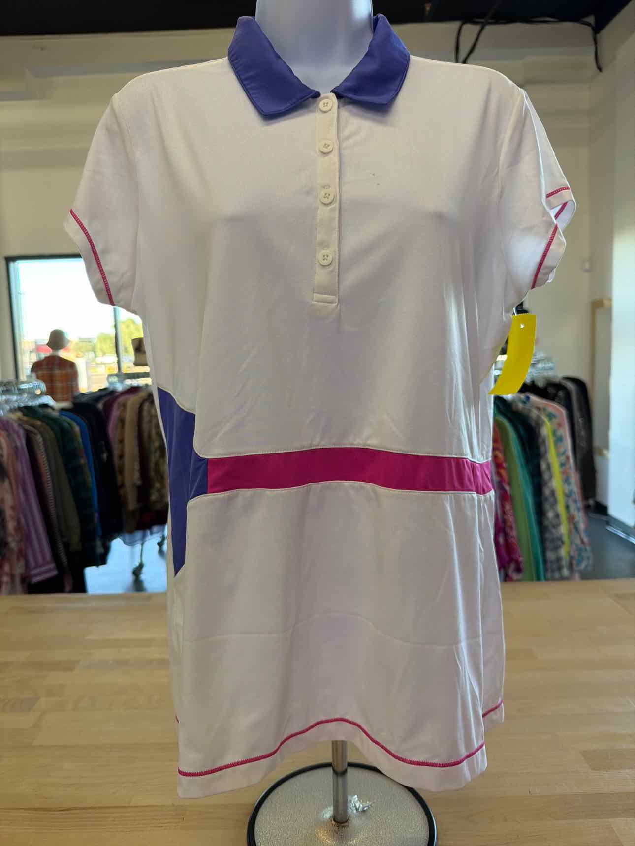 EP Pro Size L White Polo