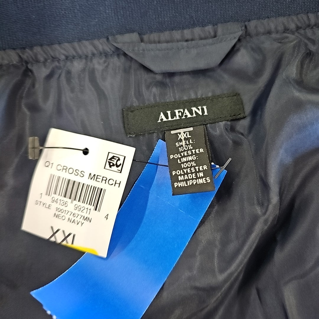 Alfani Size XXL Blue MENS Jacket