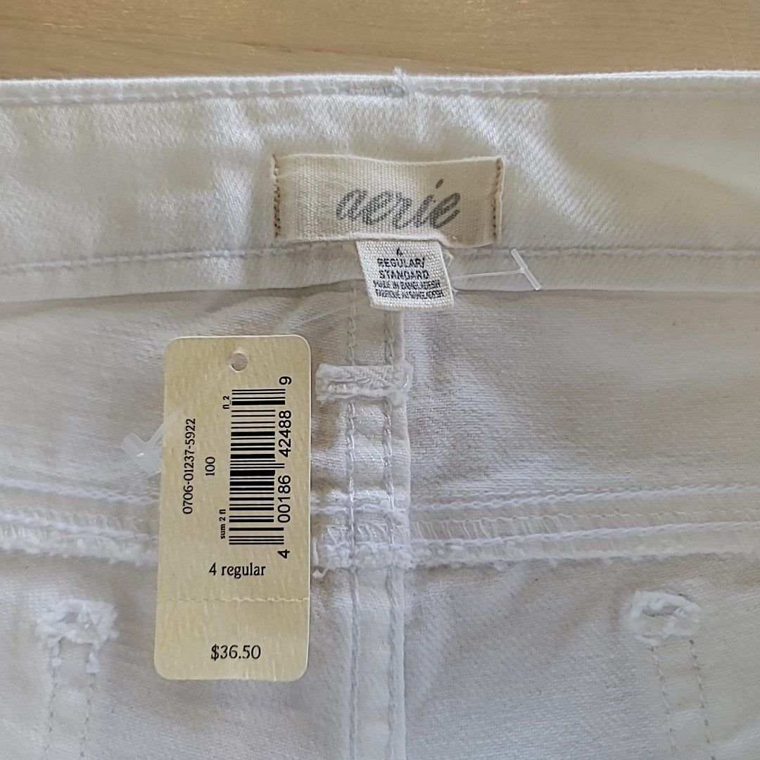 aerie Size 4 White Shorts