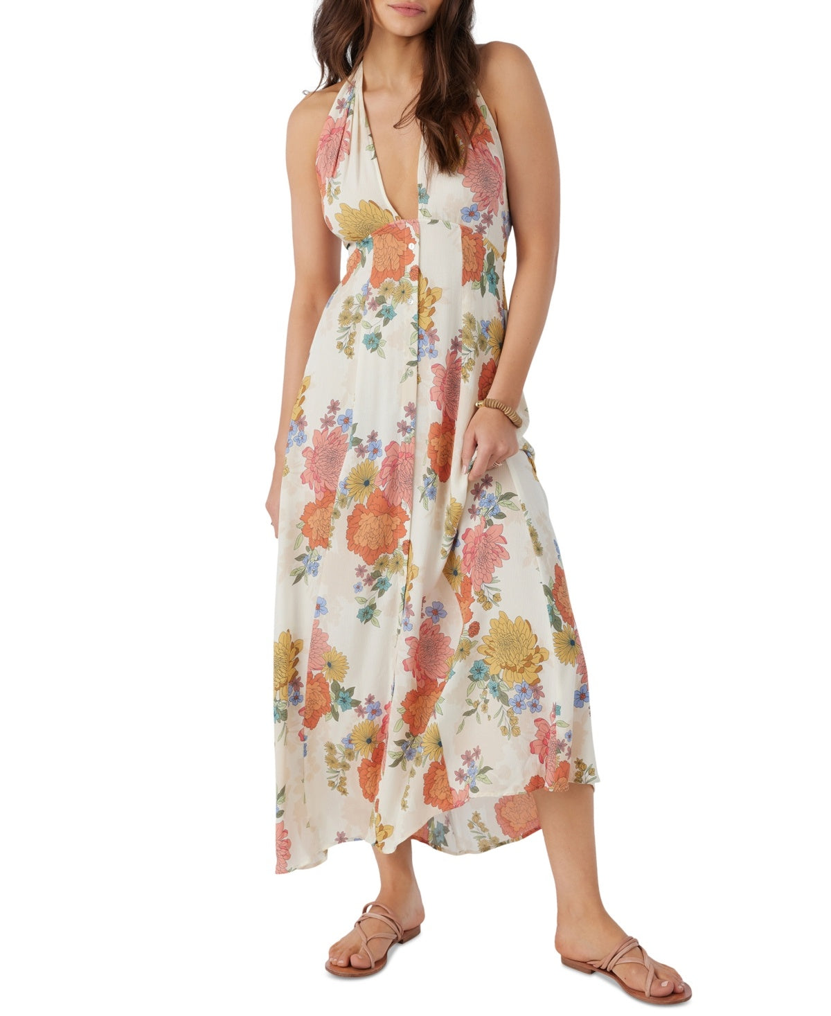 Oneill Size M Cream New Dress