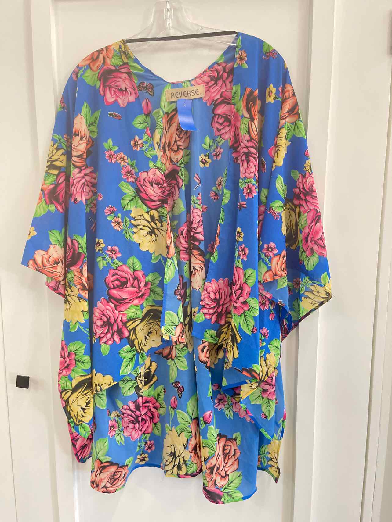 Reversible Size L Blue Preloved Cardigan