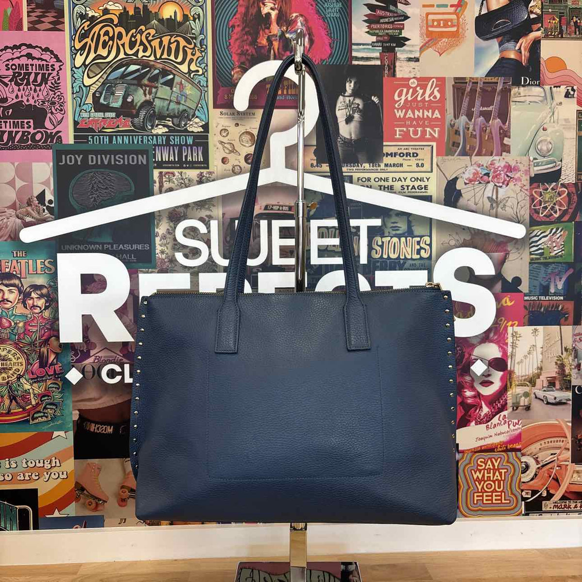 Kate Spade Blue Leather Totes