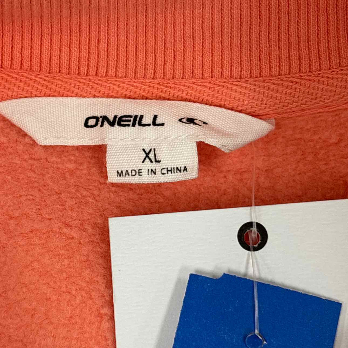 O'Neill Juniors' Moment Cropped Graphic-Print Sweatshirt - Burnt Coral
