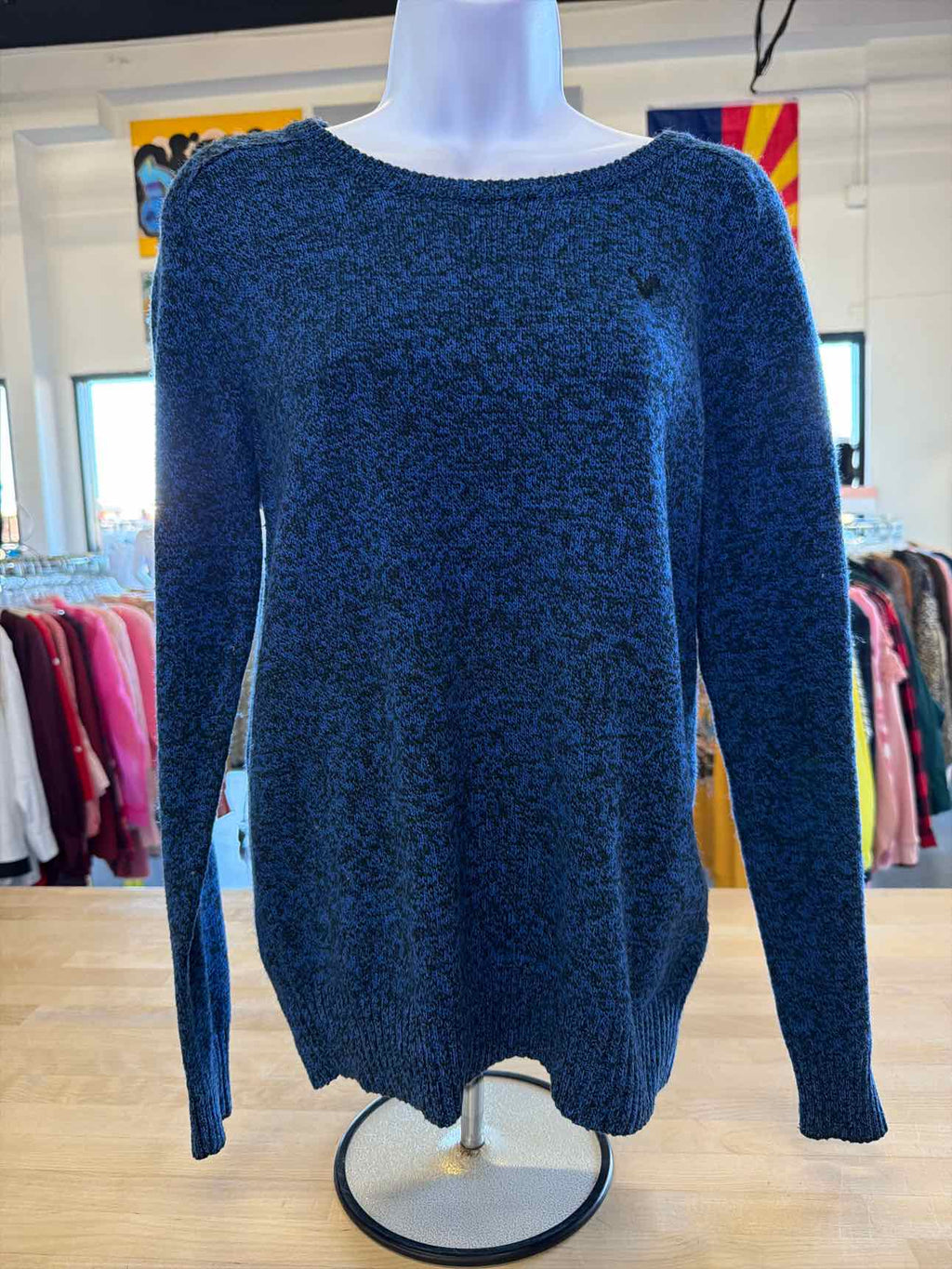 American Eagle Size XS Blue/black Used Sweater