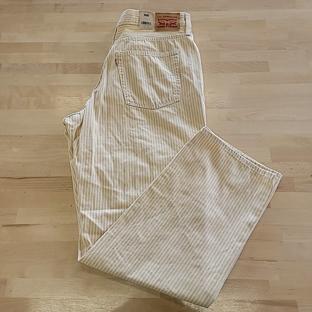 Levi's Size 33 94 Baggy Women's Jeans Lines in the Sand