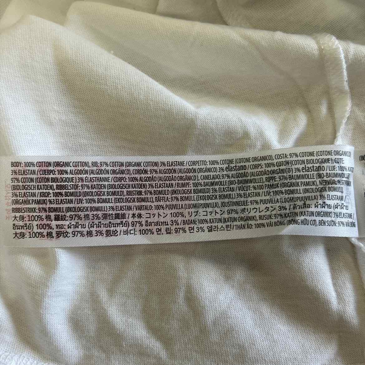 Disney Size L White Preloved T-Shirt SS