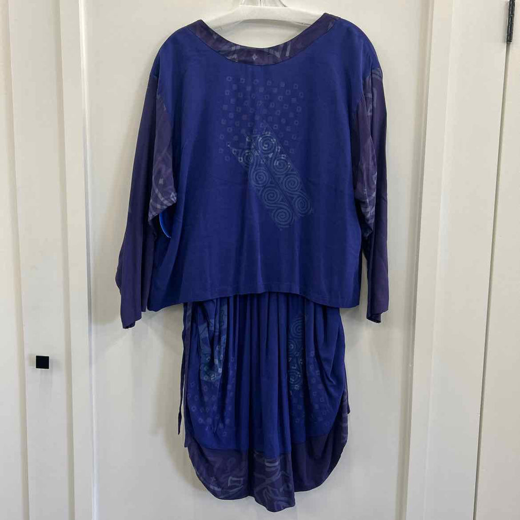 Yazdi Size One Size Blue 2 pc Dress Set