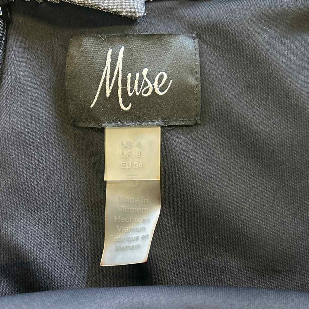 Muse Women's Layered-Collar Bubble-Hem Skirt