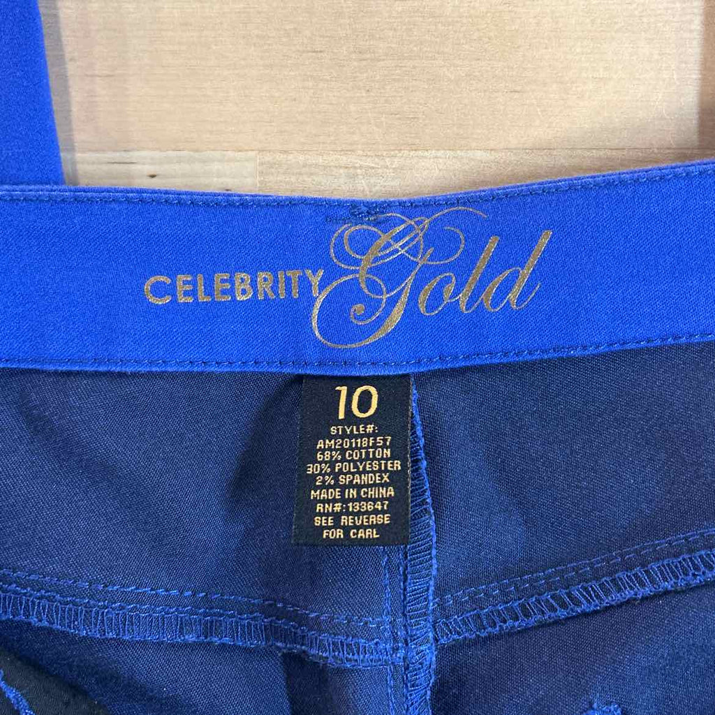 Celebrity Gold Size 10 Blue Preloved Pants