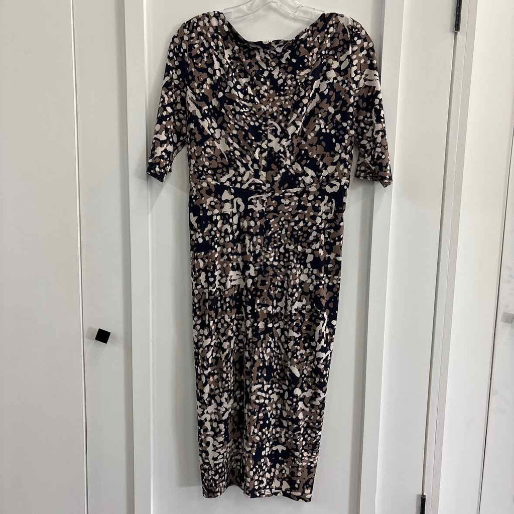 Jones New York Size 6 Gray Preloved Dress