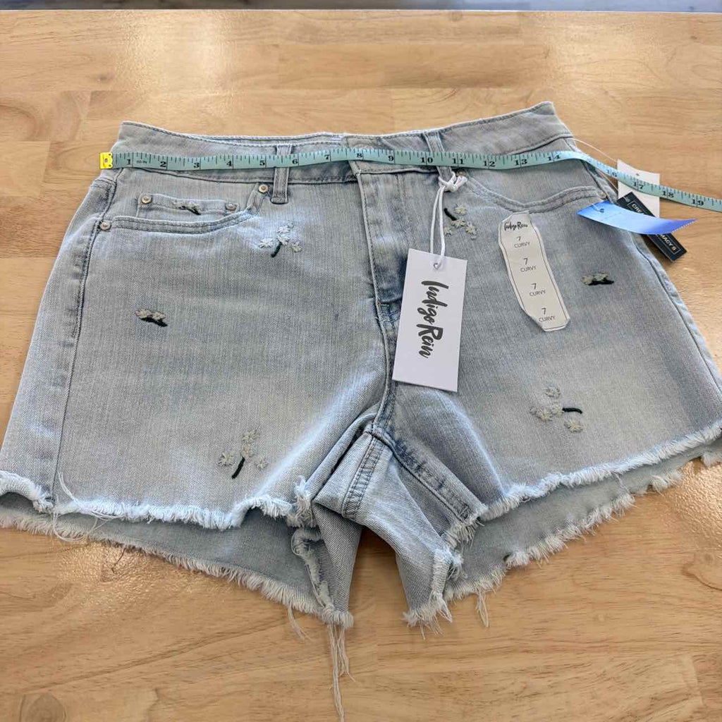 Indigo Rain Women Size 7 Blue New Shorts