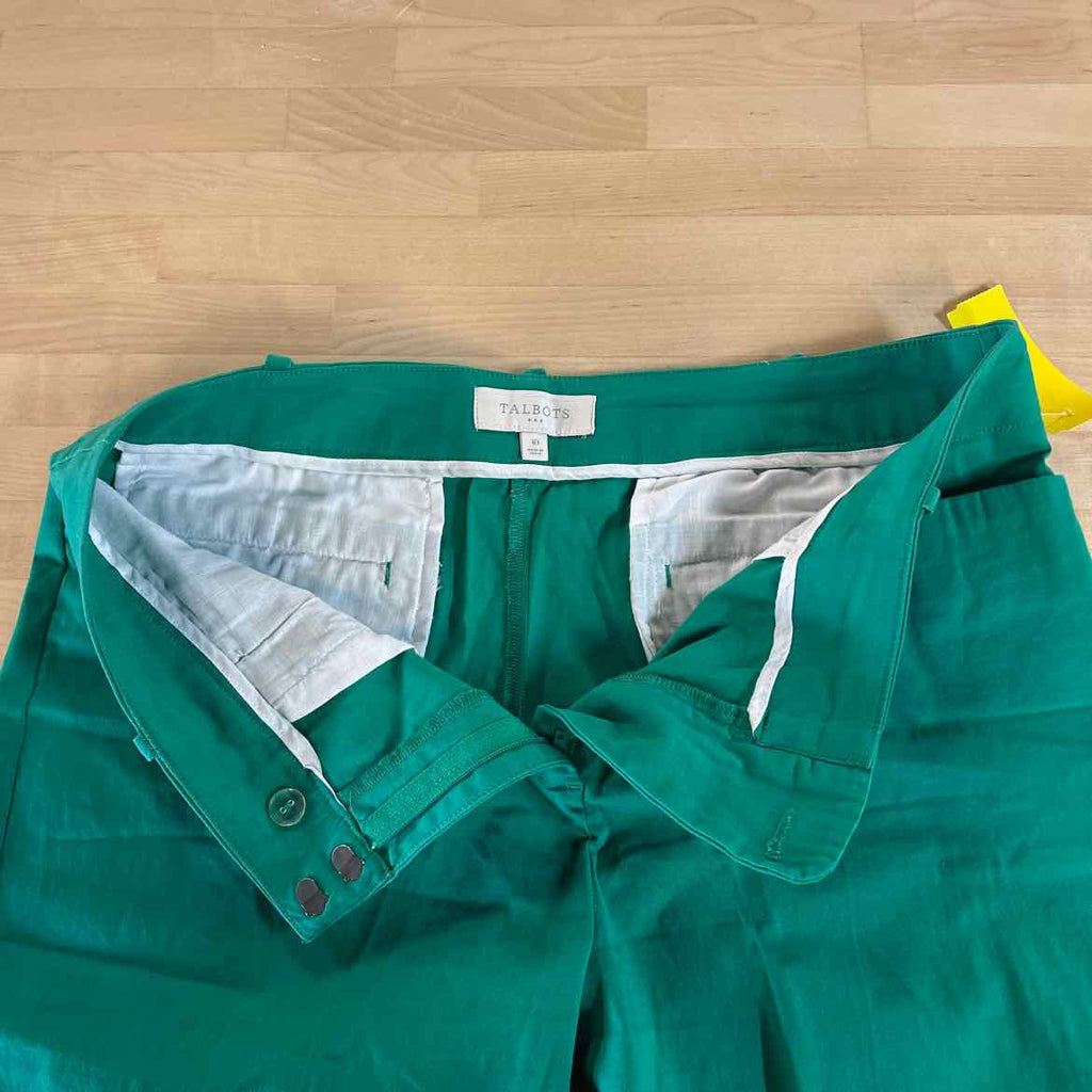 Talbots Women Size 10 Green Preloved Shorts