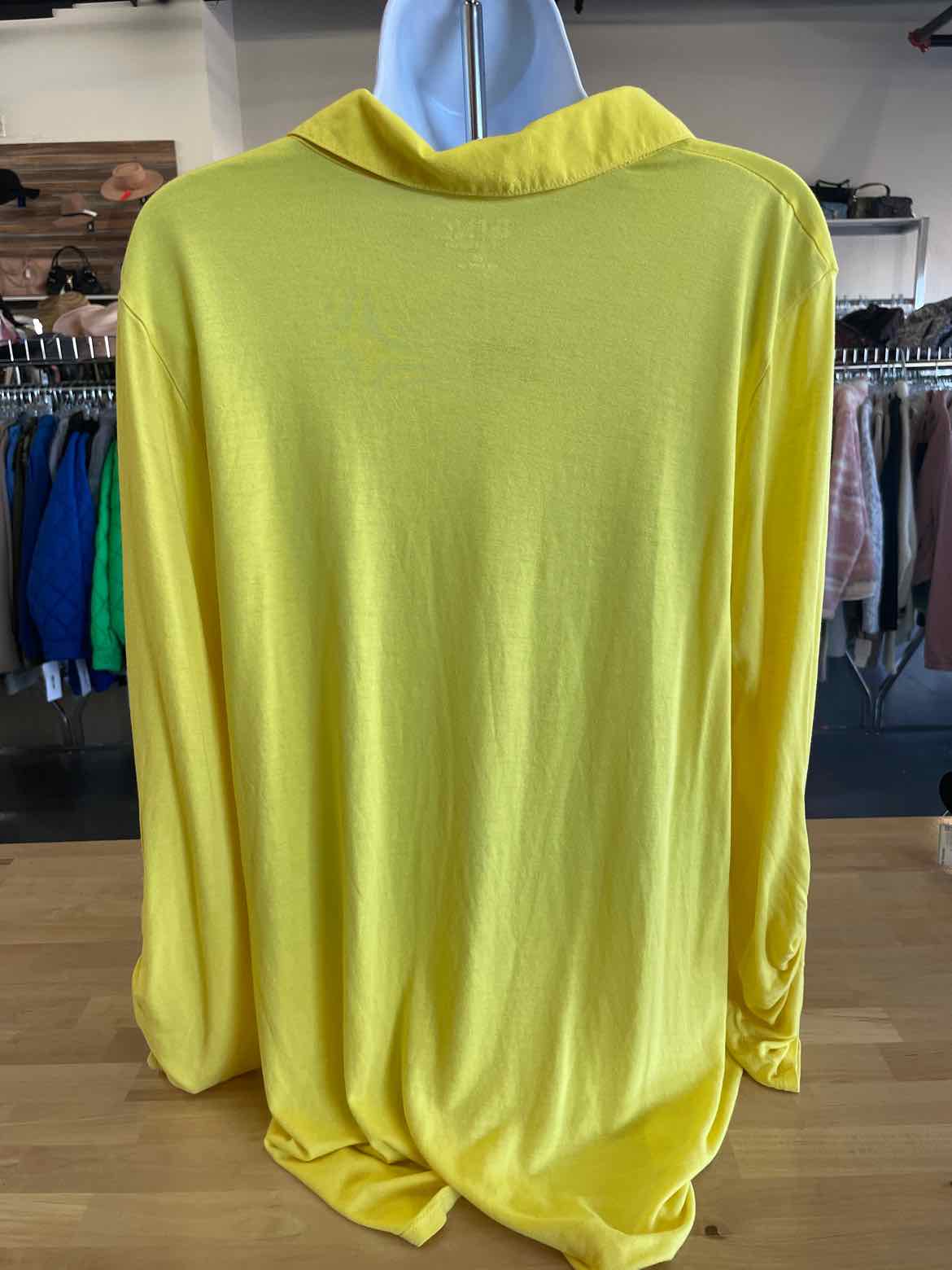 ANA Size XL Yellow Blouse