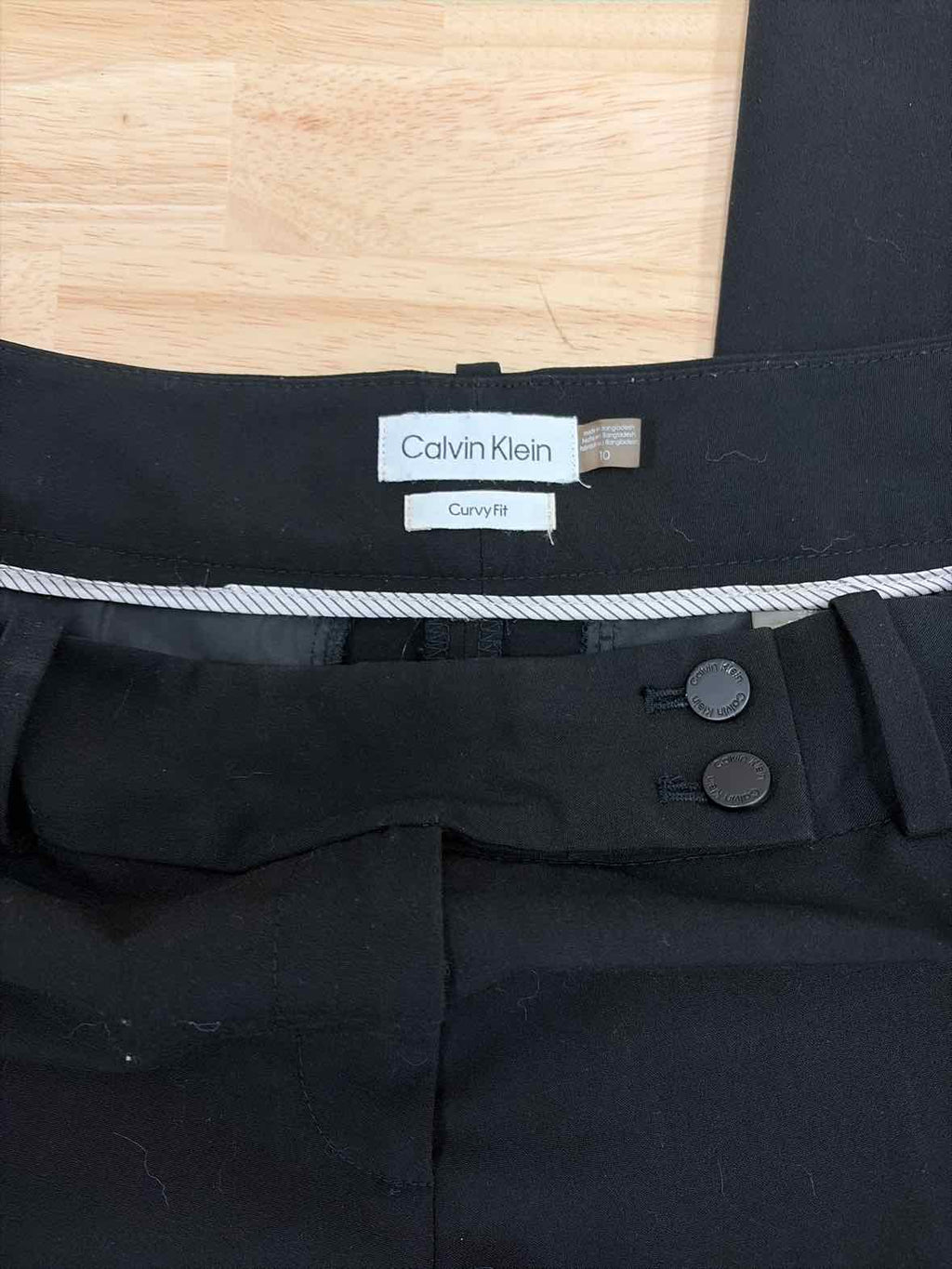 Calvin Klein Size 10 Black Preloved Pants