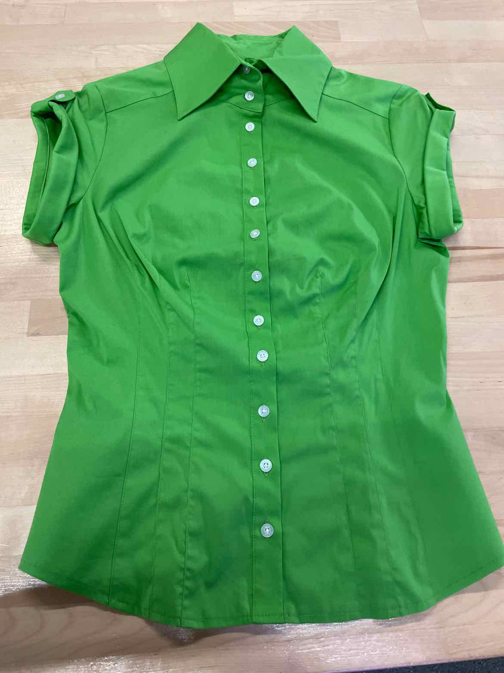 Bebe Size S Green Blouse
