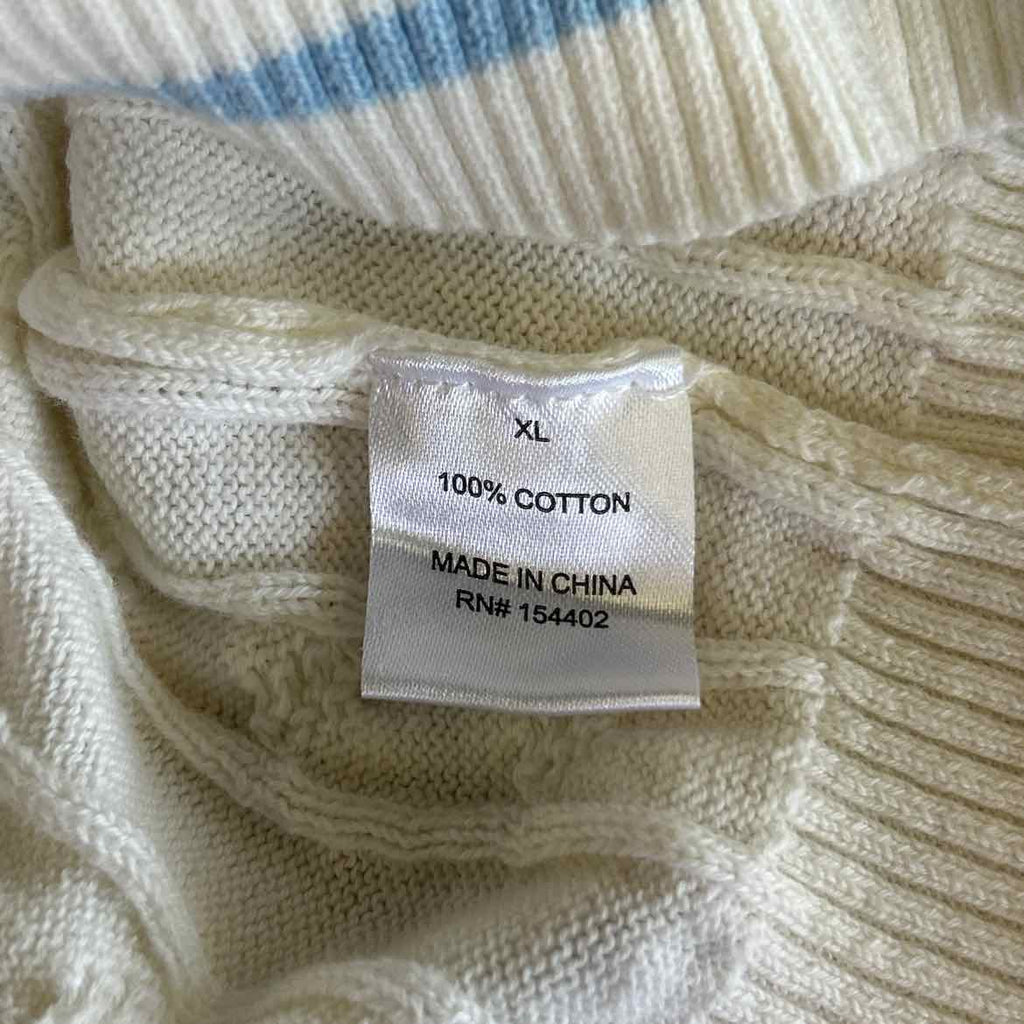 Social Scene Size XL White Knit Preloved Sweater