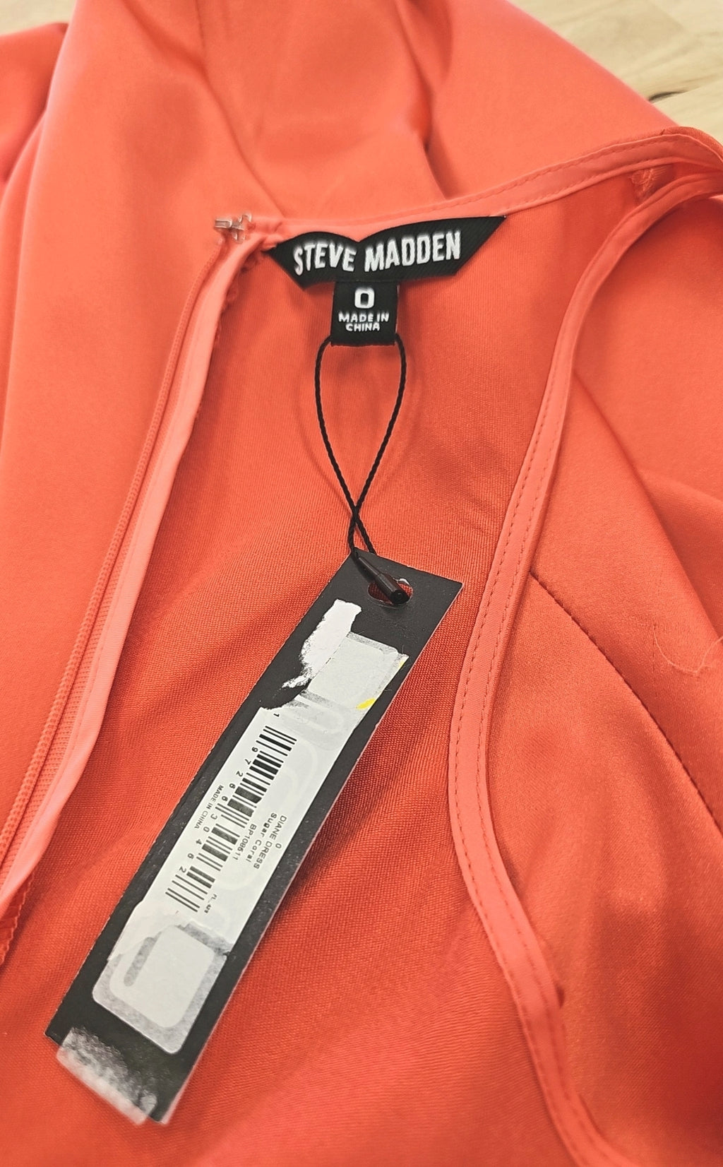 Steve Madden Size 0 Orange New Dress