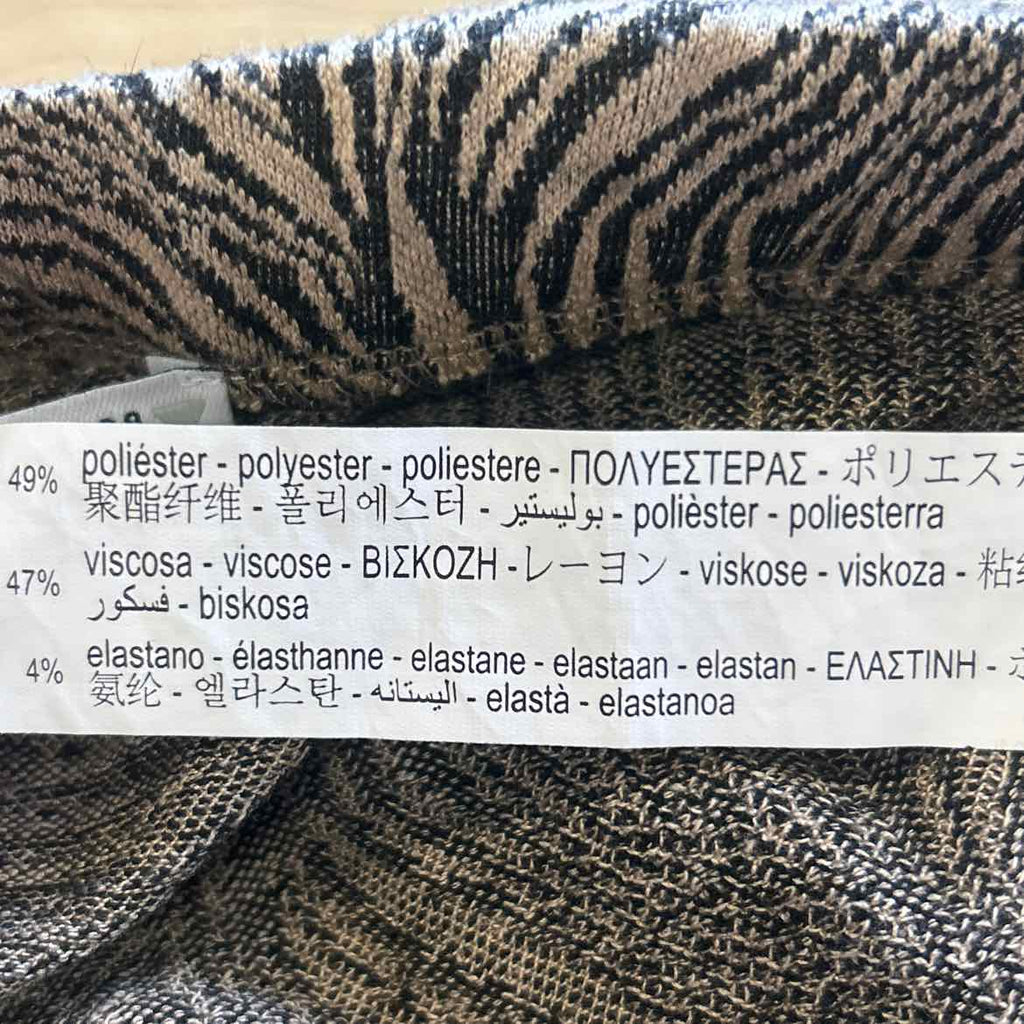 zara Size M Black Tan Preloved Pants