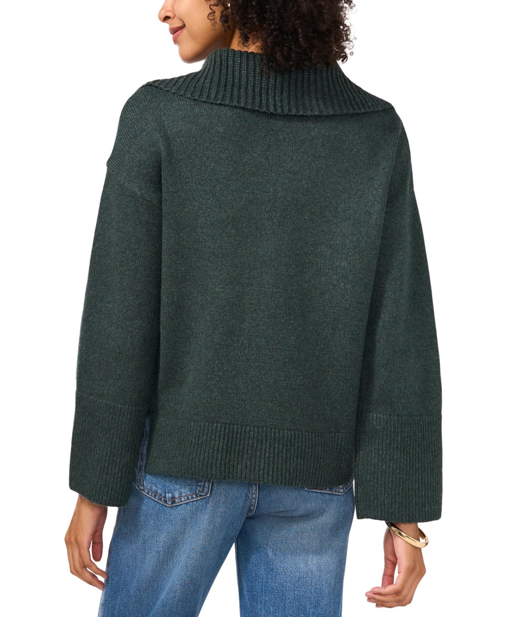 Vince Camuto Size L Green Sweater