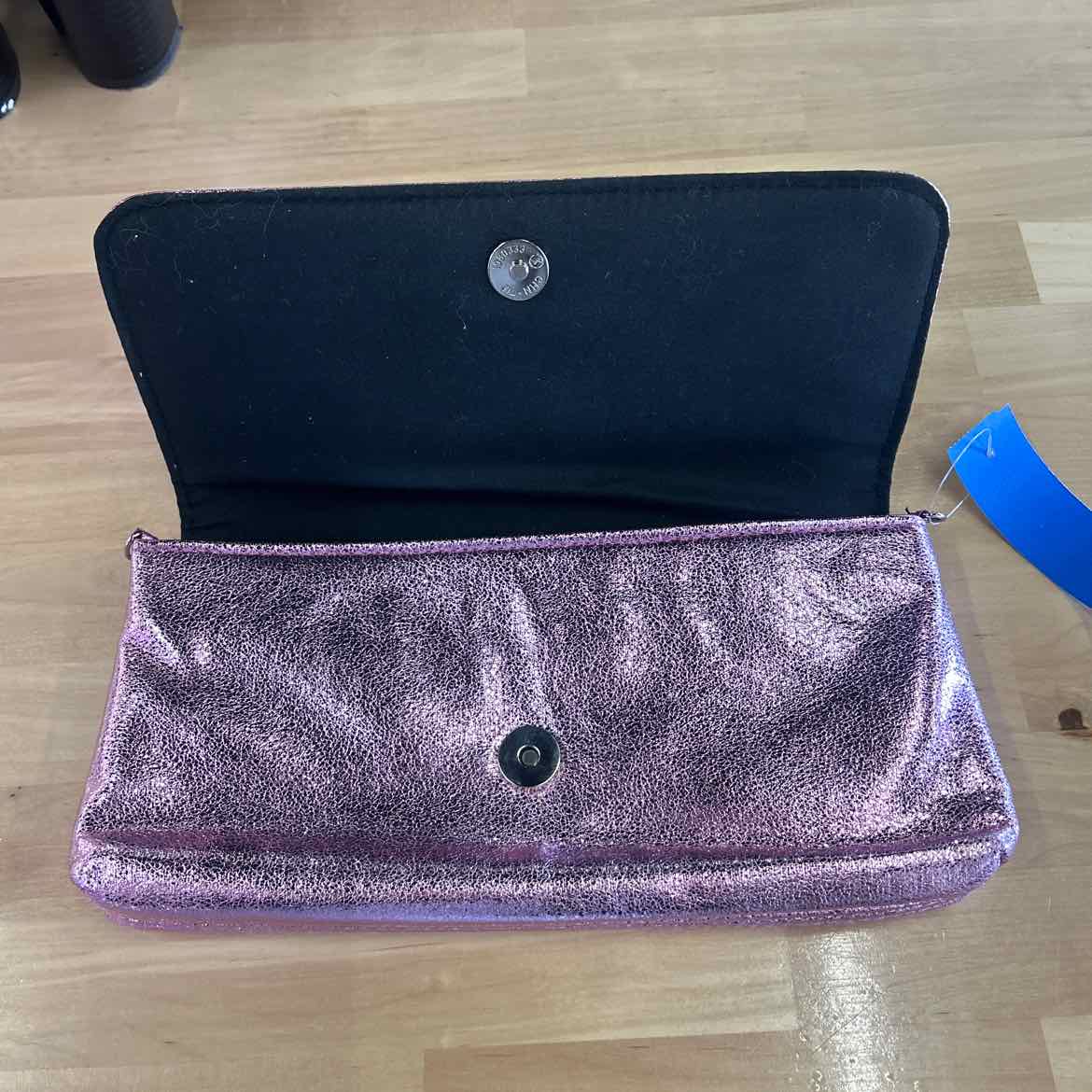 Rebecca Van Dik Pink Rectangle Clutch