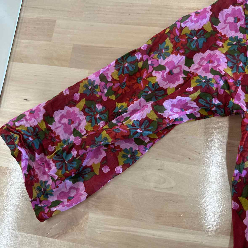 Natural Life Size S Multi-red Blouse