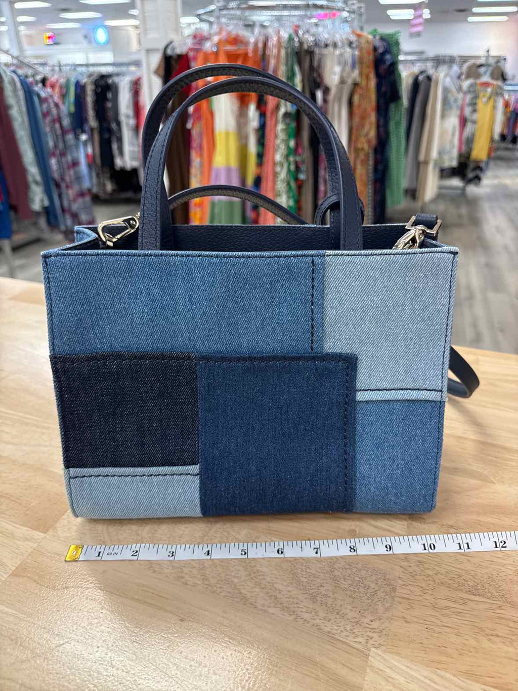 Kate Spade 25th Anniversary Limited Denim Patchwork THOMPSON STREET