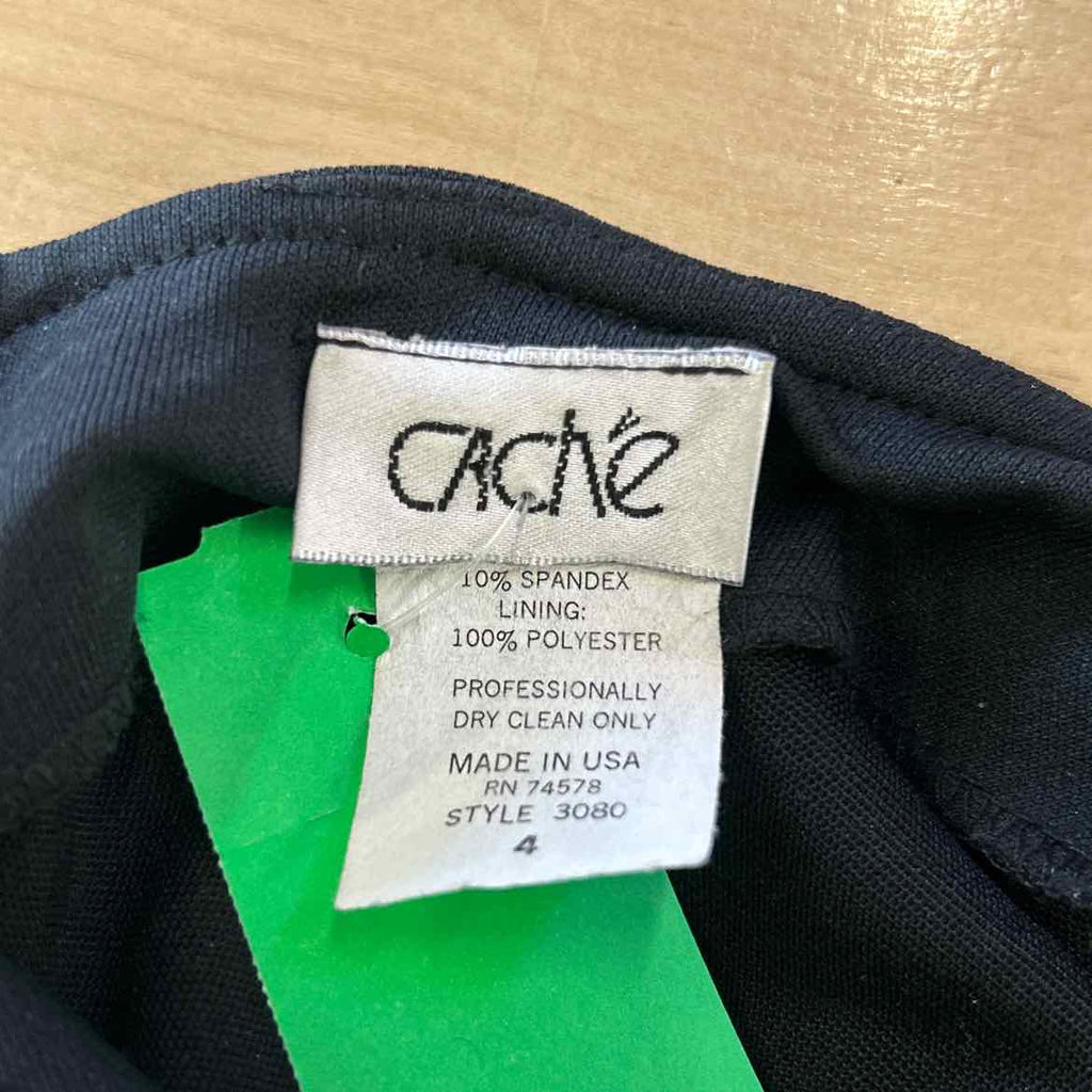 Cache Size 4 Black Preloved Dress