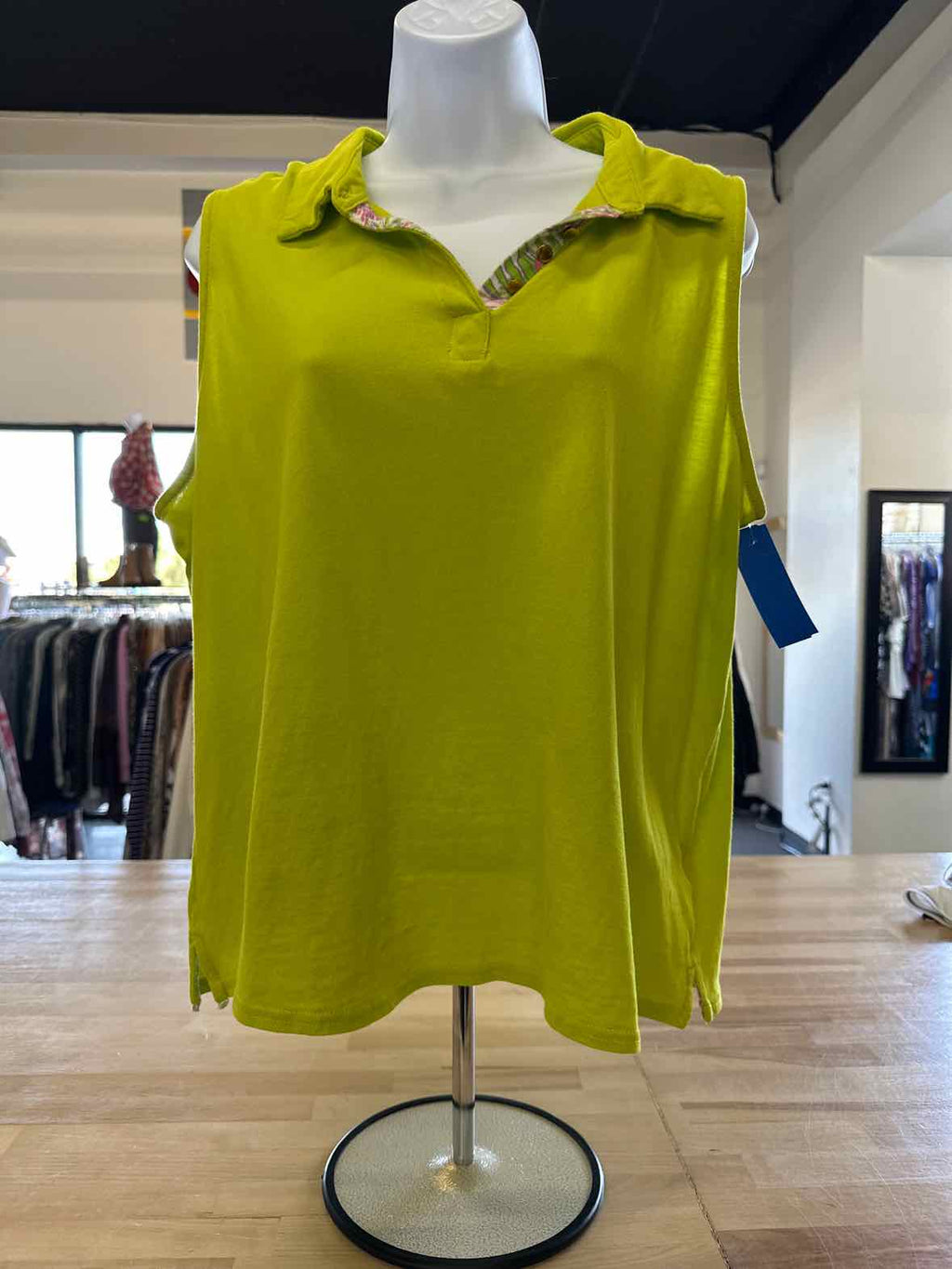 Stella Parker Size XL Green Polo