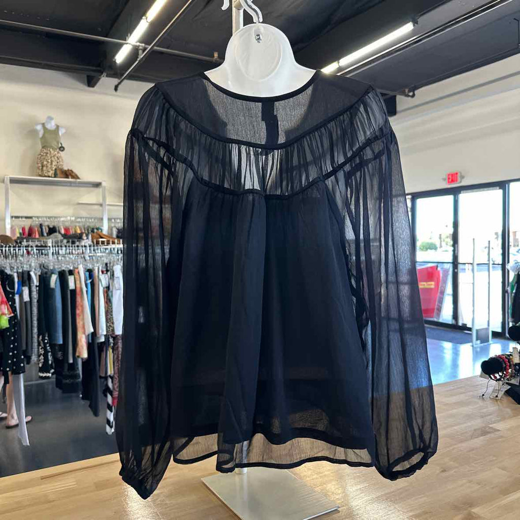 Old Navy Size M Black Blouse