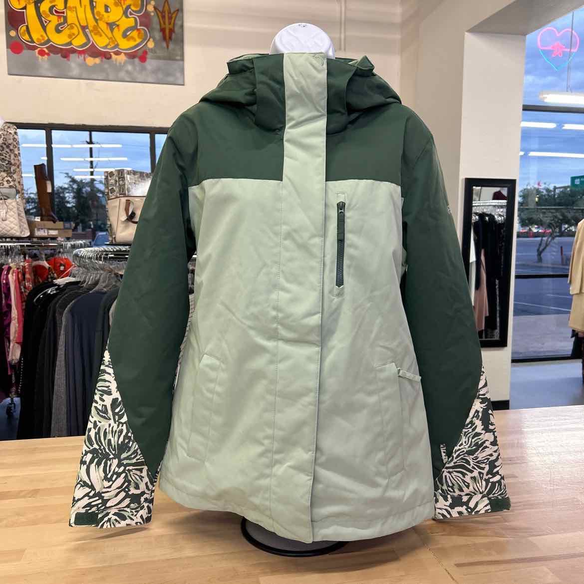 ROXY Jetty Block Technical Snow Jacket Size Medium