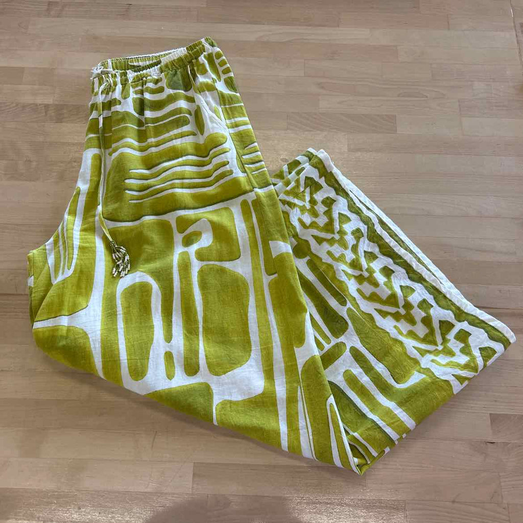 Christian Siriano Size XL green white Preloved Pants