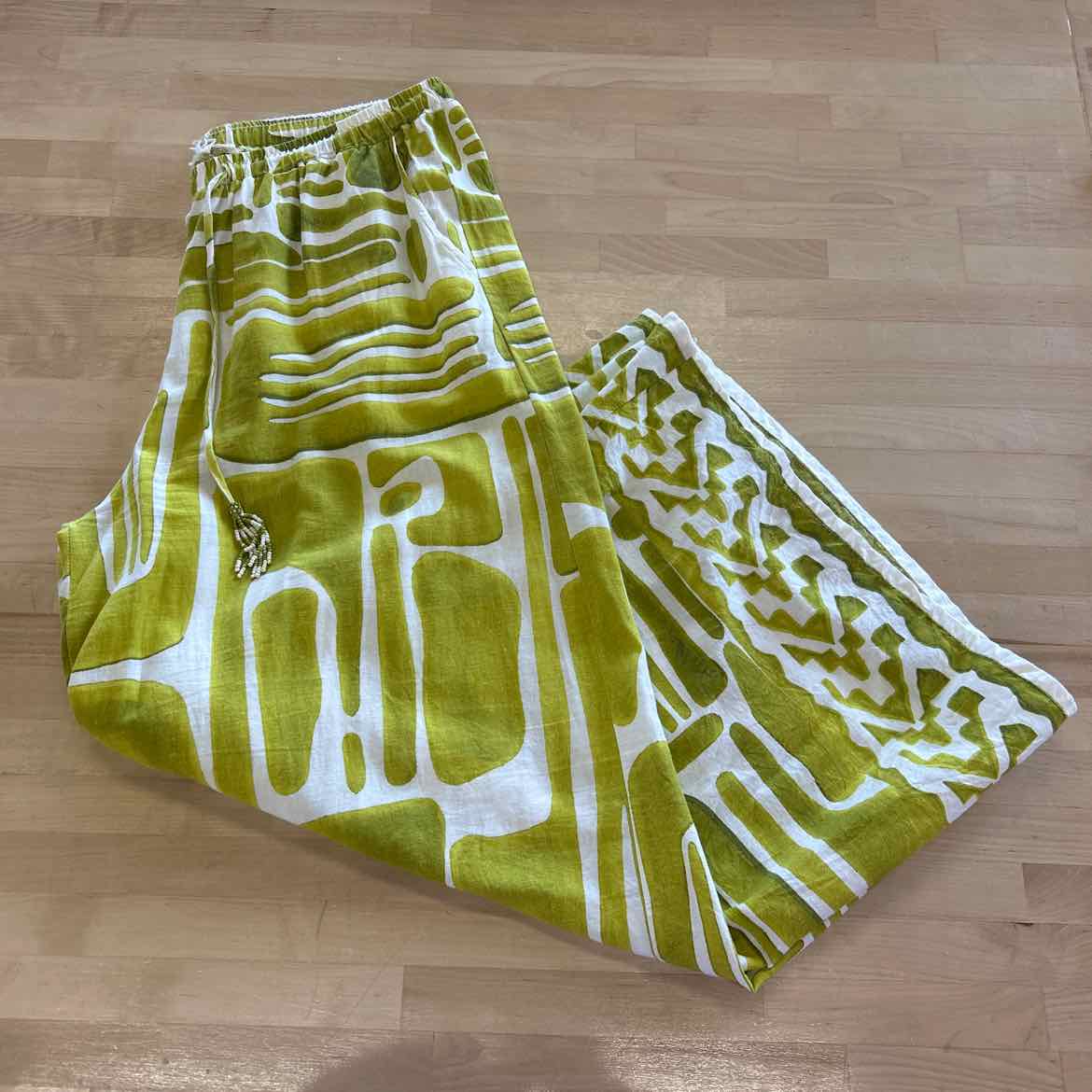 Christian Siriano Size XL green white Preloved Pants