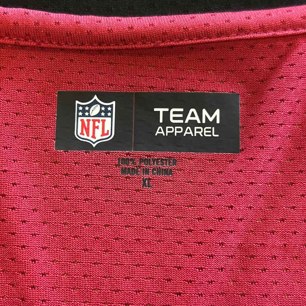 NFL Size XL Red Jersey