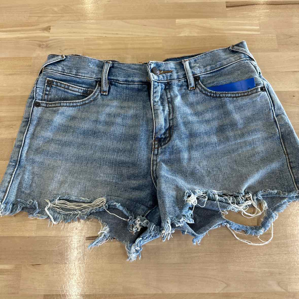 Free People Size 26 Blue Shorts