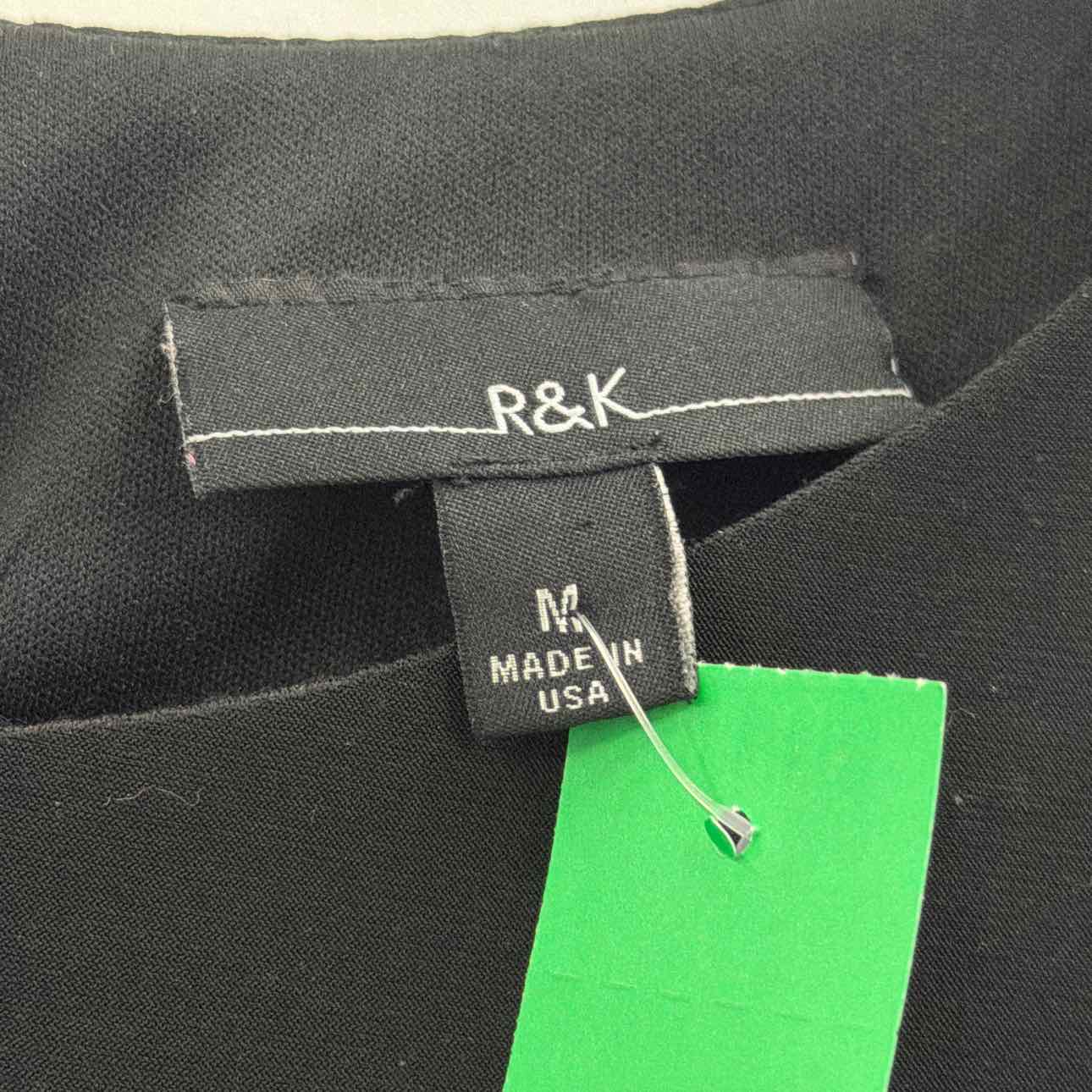 R&K Size M Black/White Preloved Dress
