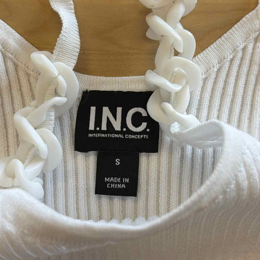 INC Size S White New Tank