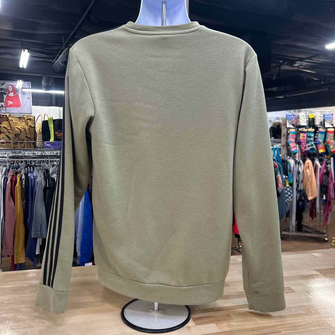 Adidas Size M Green Preloved MENS Sweater