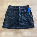 Myoursa Size XS Black Leather Preloved Skirt
