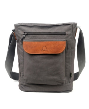 Tsd Brand Urban Light Coated Canvas Crossbody Bag