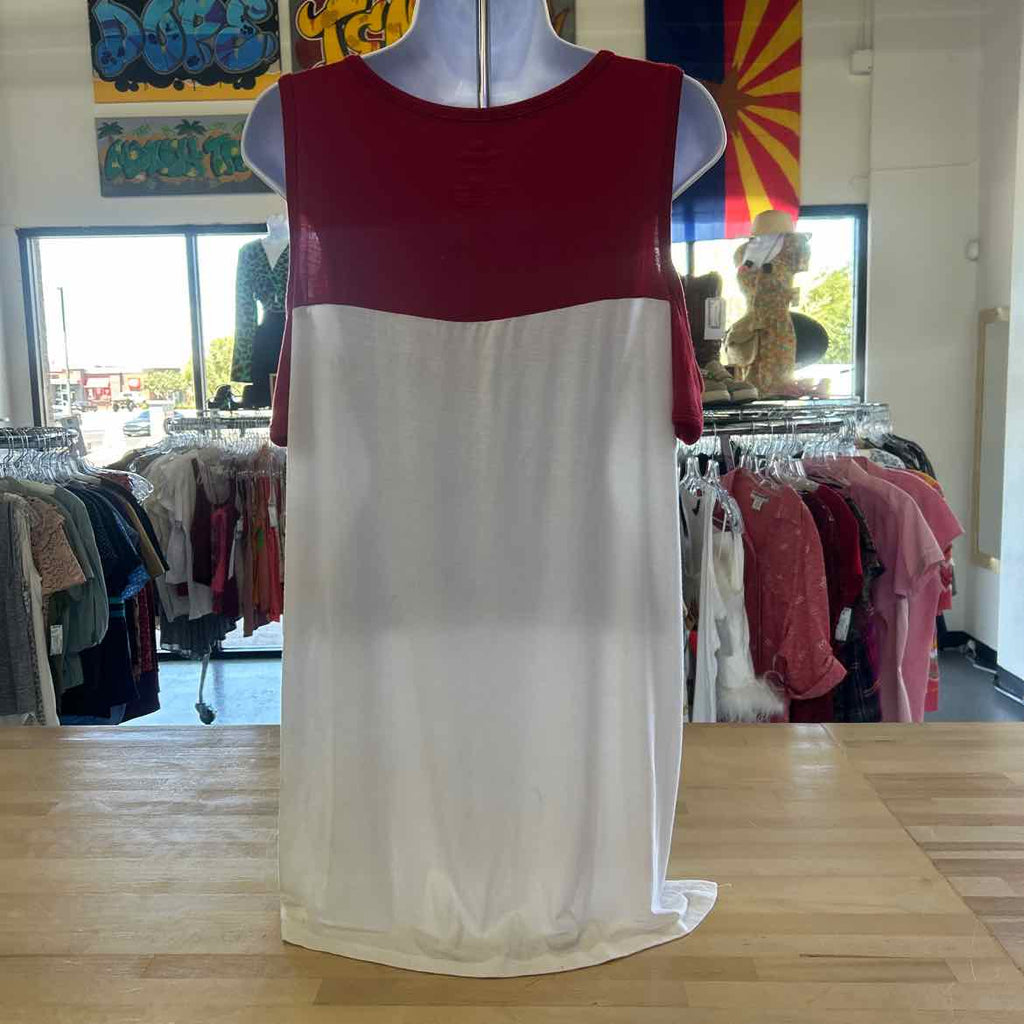 Arizona Cardinals Majestic Women's Pure Dedication Open Shoulder T-Shirt - White