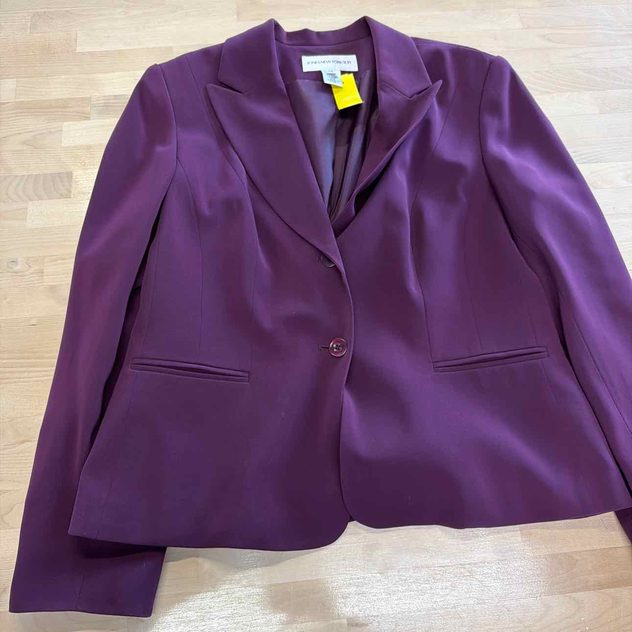 Jones New York Size 14 Purple 2 pc Dress Set