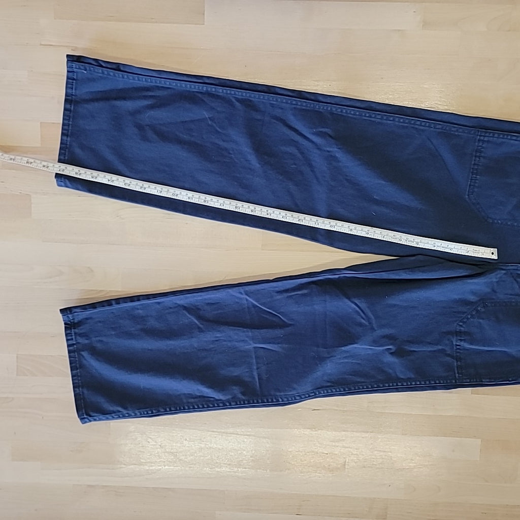 Levi's Size 24 Blue Surplus High Rise Straight-Leg Pants NWT