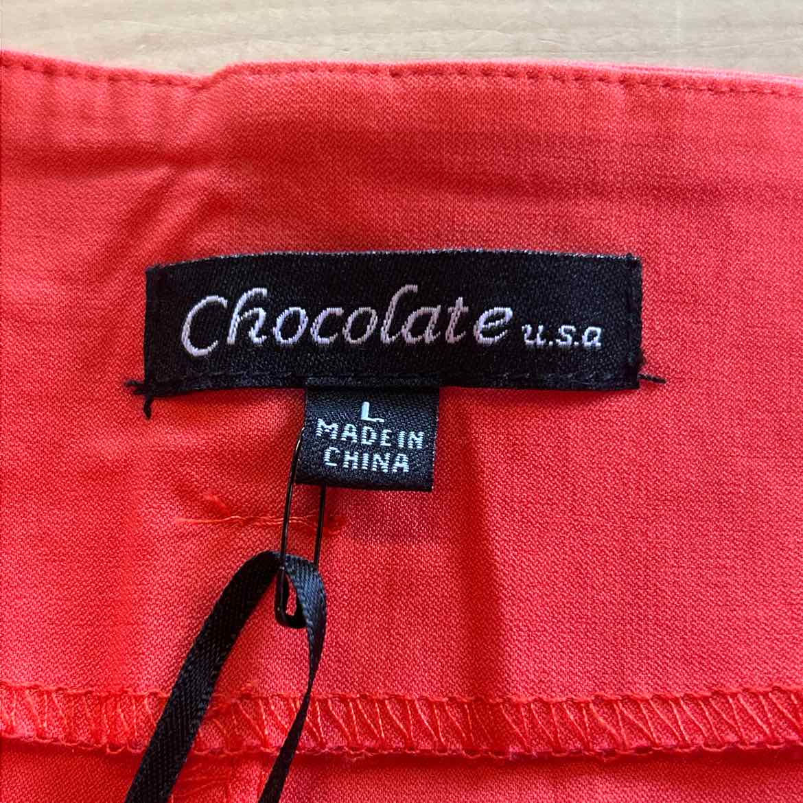 Chocolate Women Size L Orange New Shorts