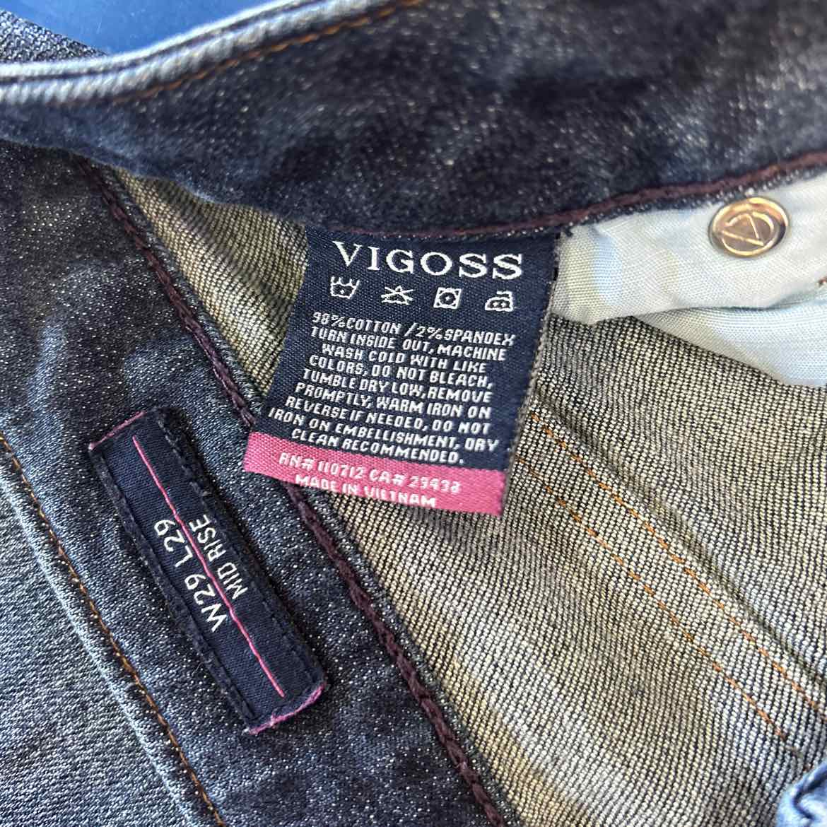 Vigoss Size 29 Blue Denim Preloved Jeans